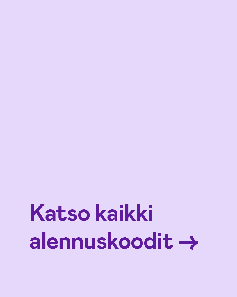 Katso kaikki alekoodit